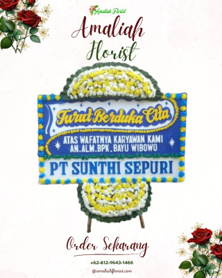 Papan Bunga Duka di Kaliawi