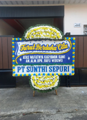 Papan Bunga Duka di Kaliawi